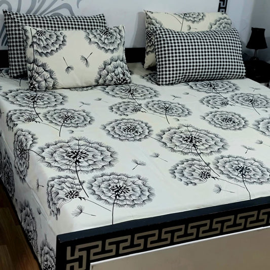 ⚜️5 PC Cozify  Pure Cotton Bedsheets⚜️ 035