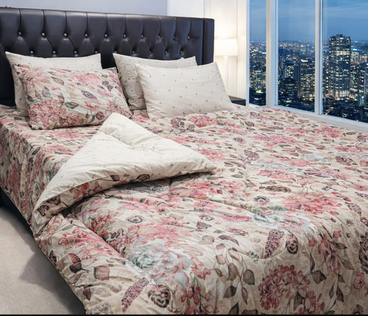 6 PCS Pure Cotton Razai Set – Comfort &amp; Elegance Combined 016