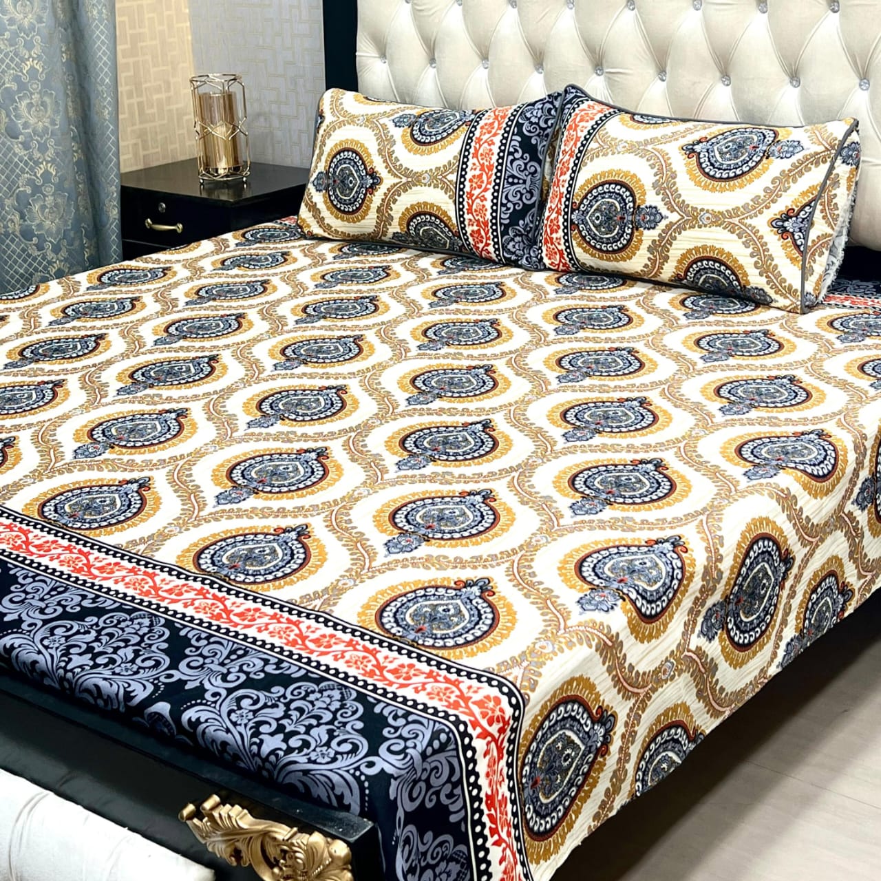 Tytan Cotton Bed Sheet - King - TBS144