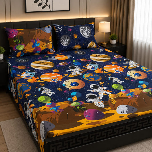 Cozify Pure Cotton Bed Sheet - King - CPB 015