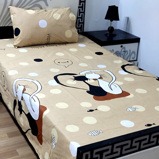 COZIFY PURE COTTON SINGLE BEDSHEET 051