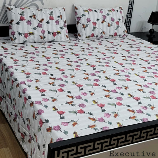 Cozify Pure Cotton Bed Sheet - King - CPB050
