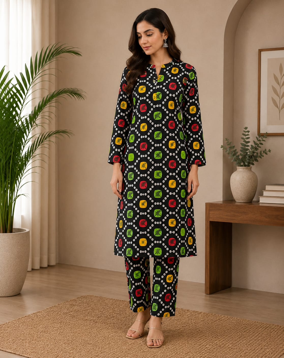 Winter Bloom – 2 Pcs Unstitched Ladies Suit