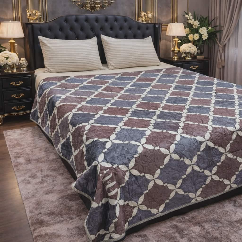 Luxury-Embossed AC Blanket – Soft & Breathable
