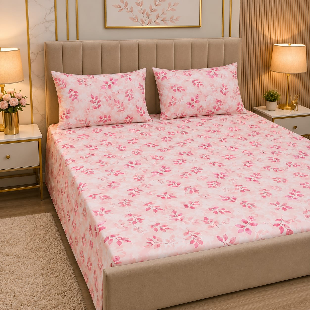 Executive Pure Cotton Bed Sheet - King - EPB 024