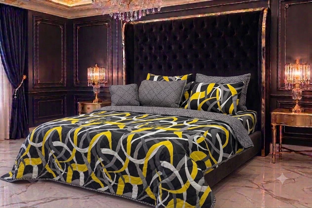 Rurva Cotton Comforter Set - 7pcs - RCS042