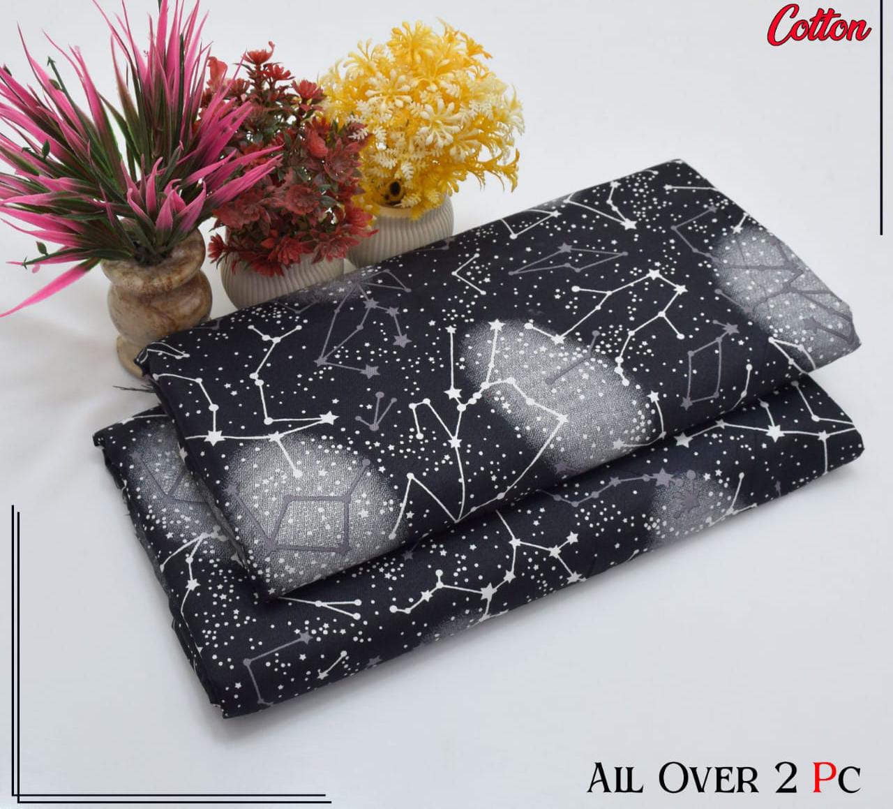 Winter Women Unstitched Suit - 2pcs - WWU056