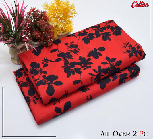 Winter Women Unstitched Suit - 2pcs - WWU058