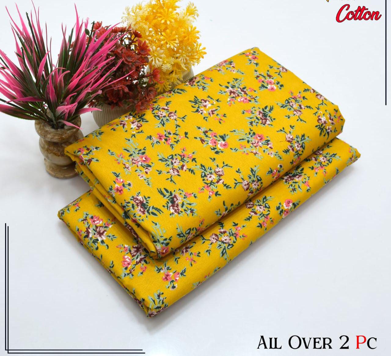 Redos Cotton Casual Summer  Collection  2 Pcs Ladies Suits 053
