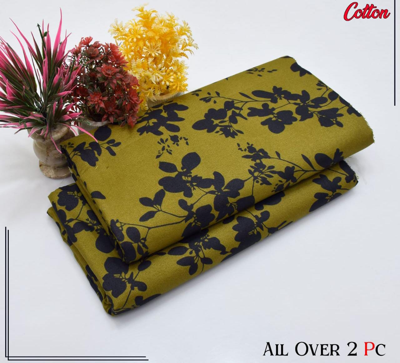 Winter Women Unstitched Suit - 2pcs - WWU067