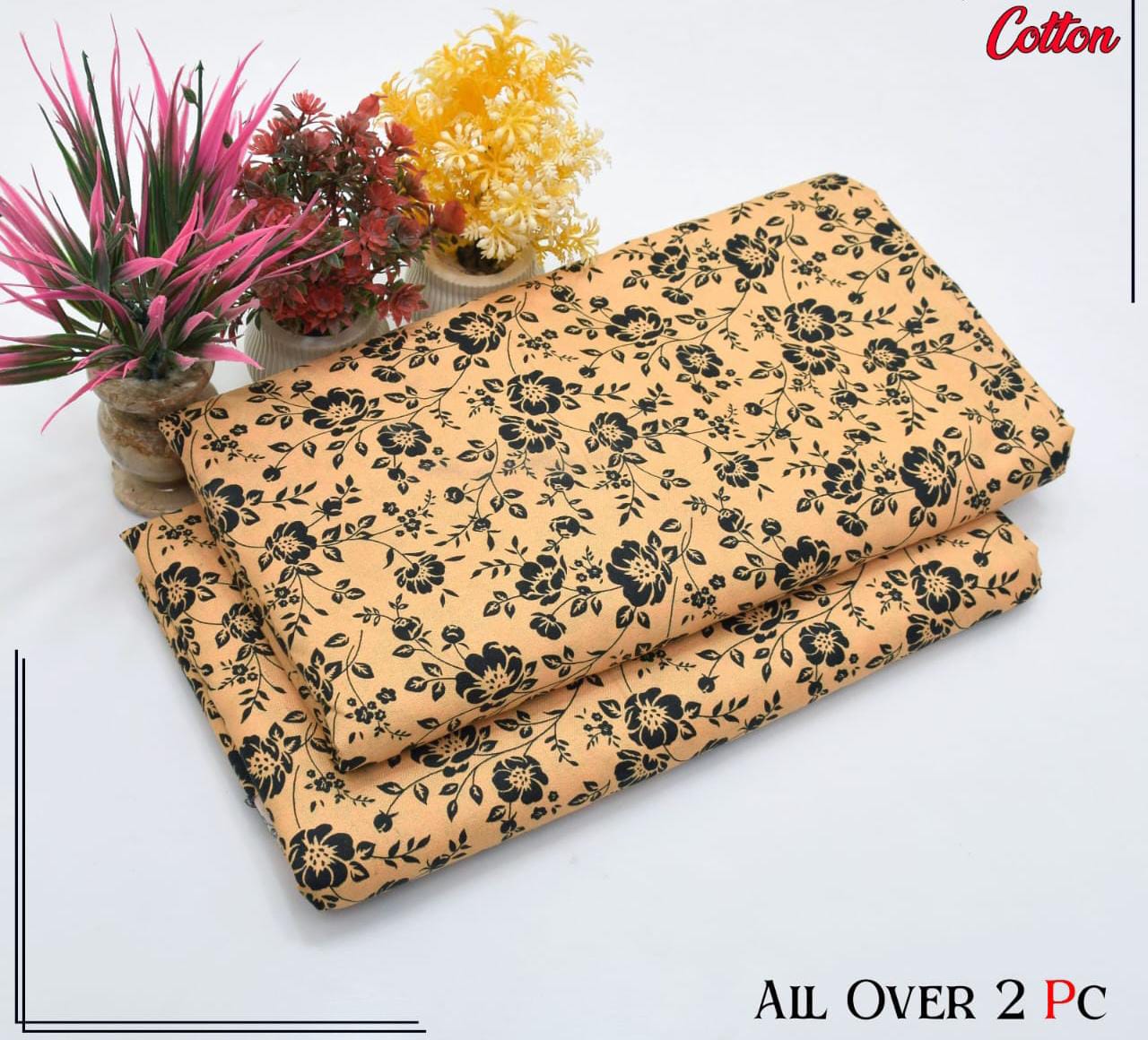 Redos Cotton Casual Summer  Collection  2 Pcs Ladies Suits 058