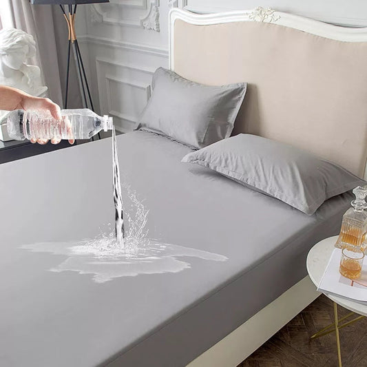 Waterproof Mattress Cover - Grey - WPC01